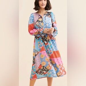 Spell & The Gypsy Cha Cha Boho Midi Dress-M-Patchwork-Festival